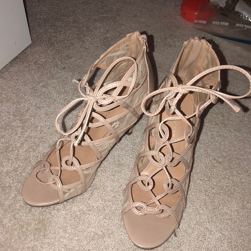 blush heels